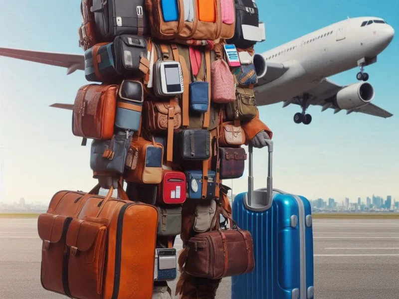 Samsonite lance une collection de vêtements pour éviter le paiement des surplus de bagages www.aietech.fr